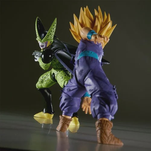 Dragon Ball Z Cell Vs Super Saiyan Gohan Match Makers Statue