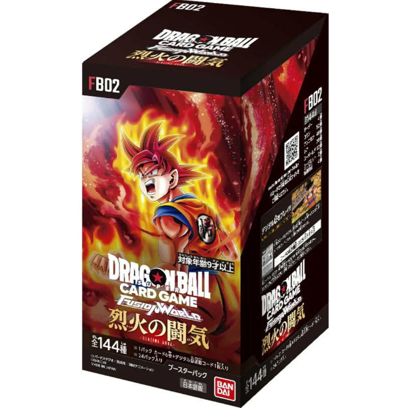 (Japanese) Dragon Ball Super Fusion World TCG: Blazing Aura FB02 Booster Box