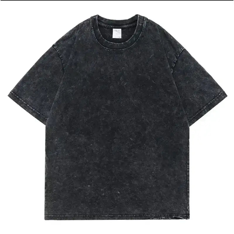 Dark Manga Pattern T-Shirt Japanese Anime Streetwear