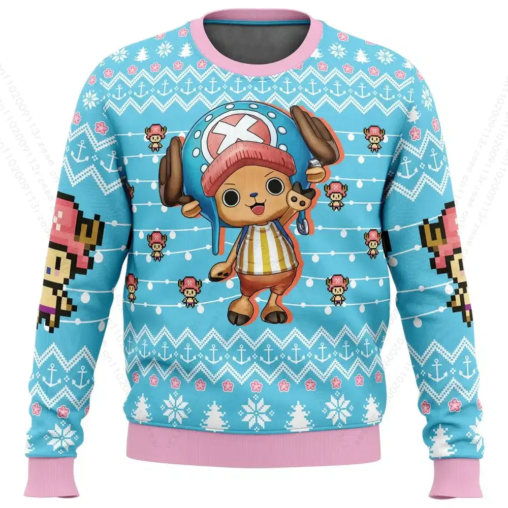 Tony Tony Chopper Sweatshirt One Piece Pullover
