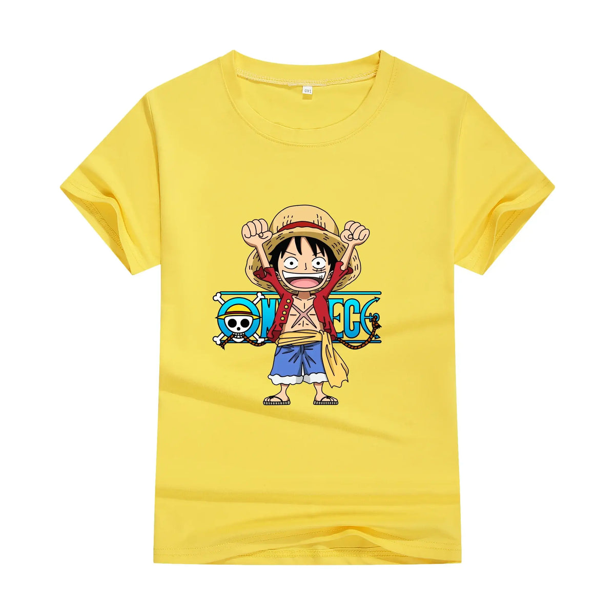 One Piece Anime Cotton T-shirt Cute Unisex Summer Top