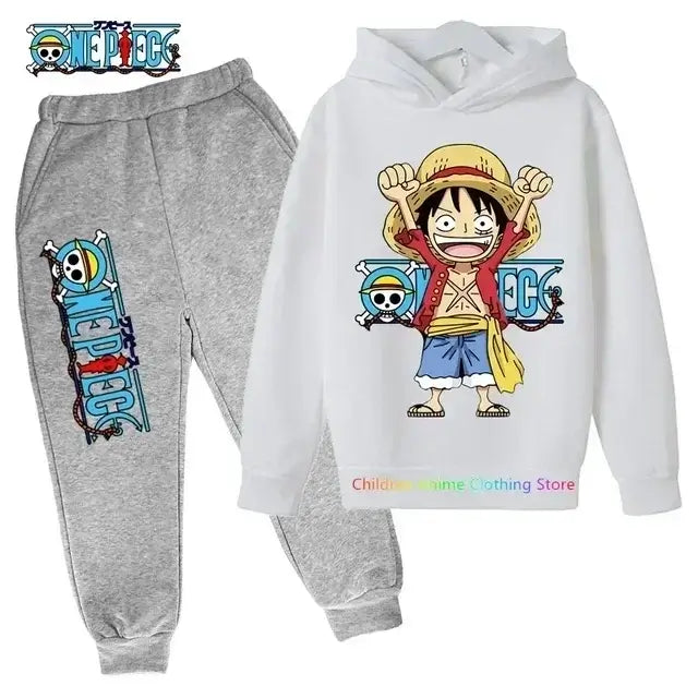 One Piece Hoodies Kids Fashion Luffy Pullover