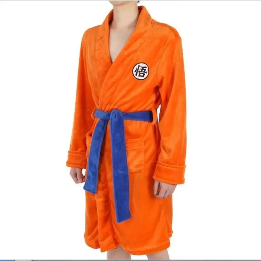 Dragon Ball Goku Flannel Anime Cosplay Bathrobe | Pajamas