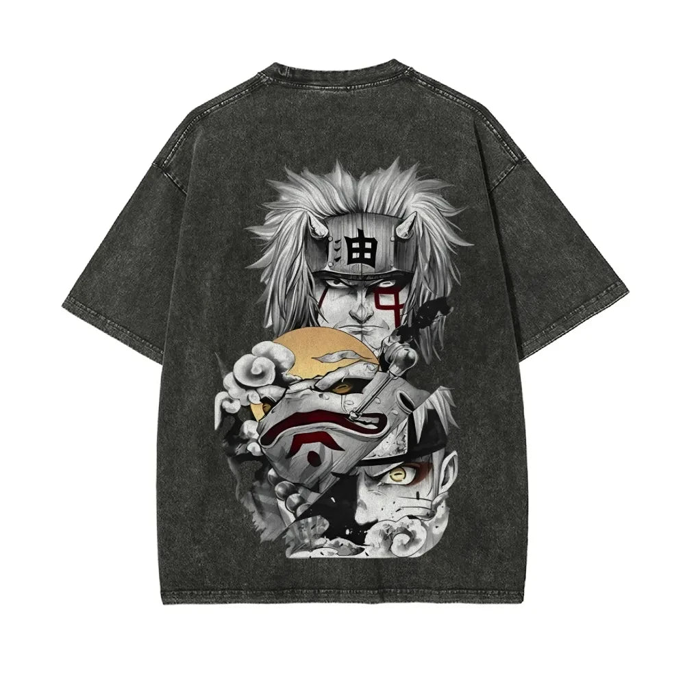 Naruto Washed T-Shirt: Retro 2026 Japanese Cotton Tee