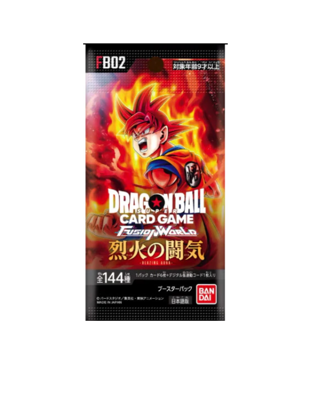(Japanese) Dragon Ball Super Fusion World TCG: Blazing Aura FB02 Booster Box